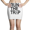 run the trap mens trap music t shirt dope swag hipster flosstradamus t Mini Skirts