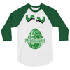Preggosaurus Funny 3/4 Sleeve Shirt