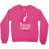 hair stylist virginity Crewneck Sweatshirt