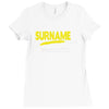 it's a surname thing Ladies Fitted T-Shirt