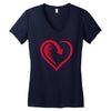 love back Women's V-Neck T-Shirt