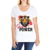 Girl Power Ladies Curvy T-Shirt