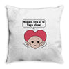 Mommy, Let's Go to Yoga Class! Throw Pillow