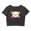 Bacon Egg Skull Crop Top