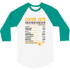 Cancer Facts Zodiac 3/4 Sleeve Shirt