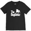 the dogfather  nerd retro der pate godfather fun V-Neck Tee