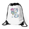 mice cream Drawstring Bags