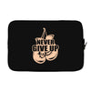 Never Give Up Uterine Cancer Awareness Laptop sleeve