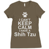 pets shih tzu Ladies Fitted T-Shirt