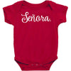 senora white Baby Bodysuit