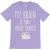 my brain is 90% movie quotes T-Shirt