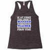 teach success tee Racerback Tank