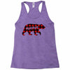 mama christmas bear Racerback Tank