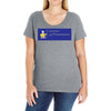 dayman ahhhhh Ladies Curvy T-Shirt