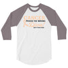 Cancer Picked The Wrong Diva 3/4 Sleeve Shirt