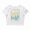 camp river Crop Top