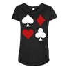 Casino Signs Maternity Scoop Neck T-shirt
