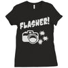 flasher Ladies Fitted T-Shirt