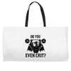 ancient swole'd dragon (black) Weekender Totes