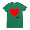 Besties Heart Family Matching Ladies Fitted T-Shirt