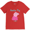 peppa pig auntie pig V-Neck Tee