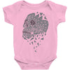 skull triangle Baby Onesie