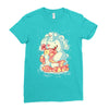 polar bear Ladies Fitted T-Shirt