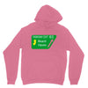 gps logo free exit 63 beach haven Unisex Hoodie