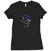 skull modile head Ladies Fitted T-Shirt