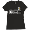 eat sleep archery Ladies Fitted T-Shirt