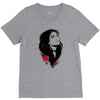 girl roses V-Neck Tee