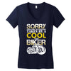 Sorry This Girl Is Already Takenby a Cool And Biker Women's V-Neck T-Shirt