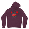 niece i wear a red heart ribbon Hoodie