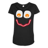 bacon and eggs Maternity Scoop Neck T-shirt