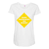 dark passenger on board Maternity Scoop Neck T-shirt