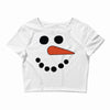 frosty snowman Crop Top