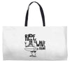 ride the wave california Weekender Totes