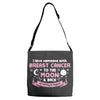 I Love Someone with Breast Cancer to The Moon and Back to Infinity Adjustable Strap Totes