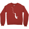 bungeejumping bungeespringen fun sport hobby freizeit extremsport Crewneck Sweatshirt