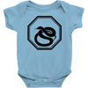 snake black Baby Bodysuit