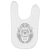 lion face lines Baby Bibs