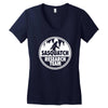 sasquatch research team Women's V-Neck T-Shirt