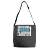 this is what an awesome plumber looks like Adjustable Strap Totes