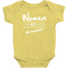 women, you know when you get to that age when you finally undertand th Baby Bodysuit