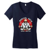 ma&icirc;tre tortue g&eacute;niale Women's V-Neck T-Shirt