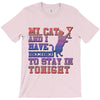 my cat and i stay in tonight T-Shirt