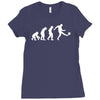 football evolution Ladies Fitted T-Shirt