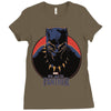 black panther Ladies Fitted T-Shirt
