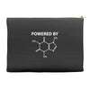 Powered By Caffeine Molecule Accessory Pouches