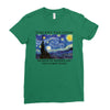 Vincent Van Gogh The Starry Night Ladies Fitted T-Shirt